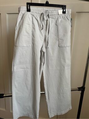 Women’s  Light Gray Drawstring Casual Pants